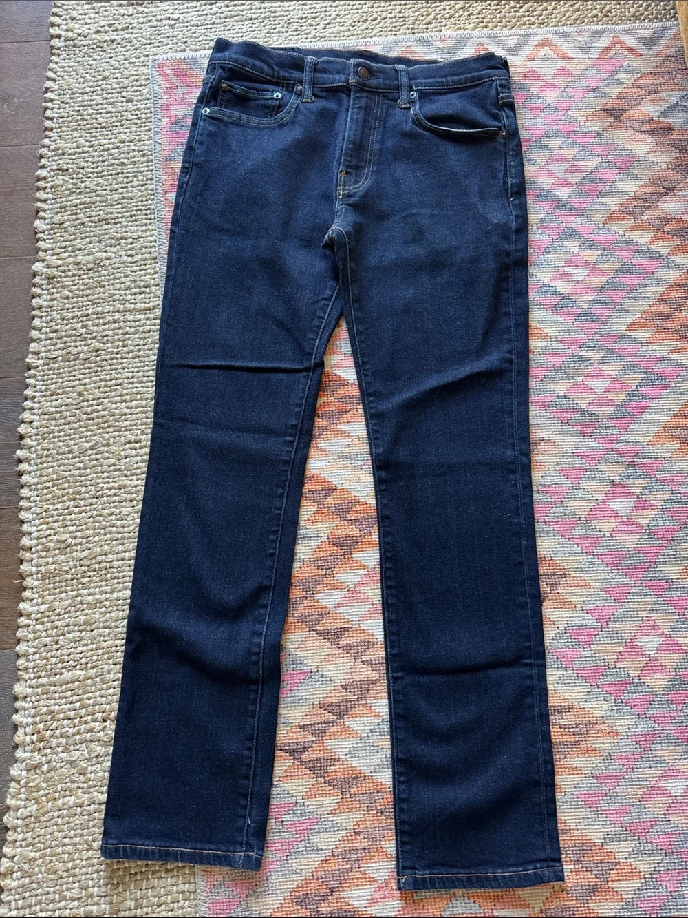 Lucky Brand Men's Straight Jeans — Indigo Blue Denim